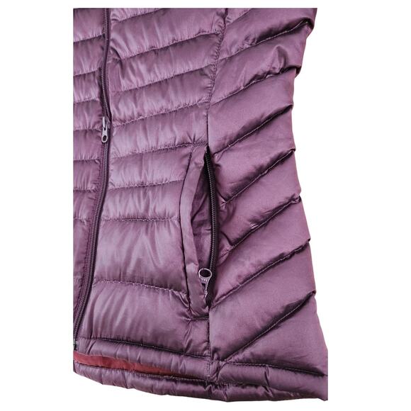 Bernardo Goose Down Purple Puffer Packable Lightweight Vest Women Size Small - Picture 4 of 8